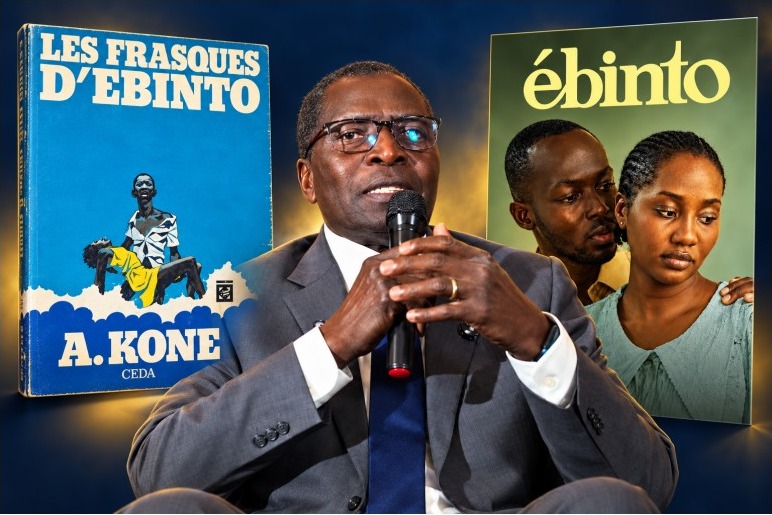Amadou Koné, le roman Les Frasques d’Ébinto et son adaptation au cinéma